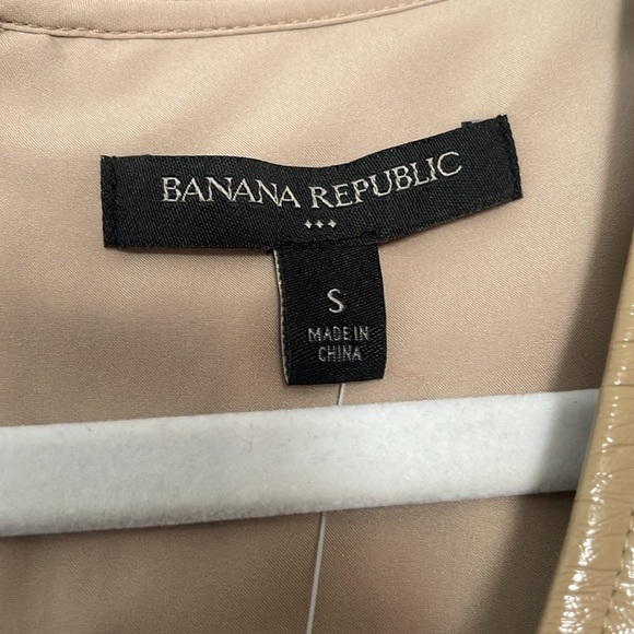 ✨HP✨ Banana Republic | Patent Vegan Leather Mini Dress - Picture 7 of 9